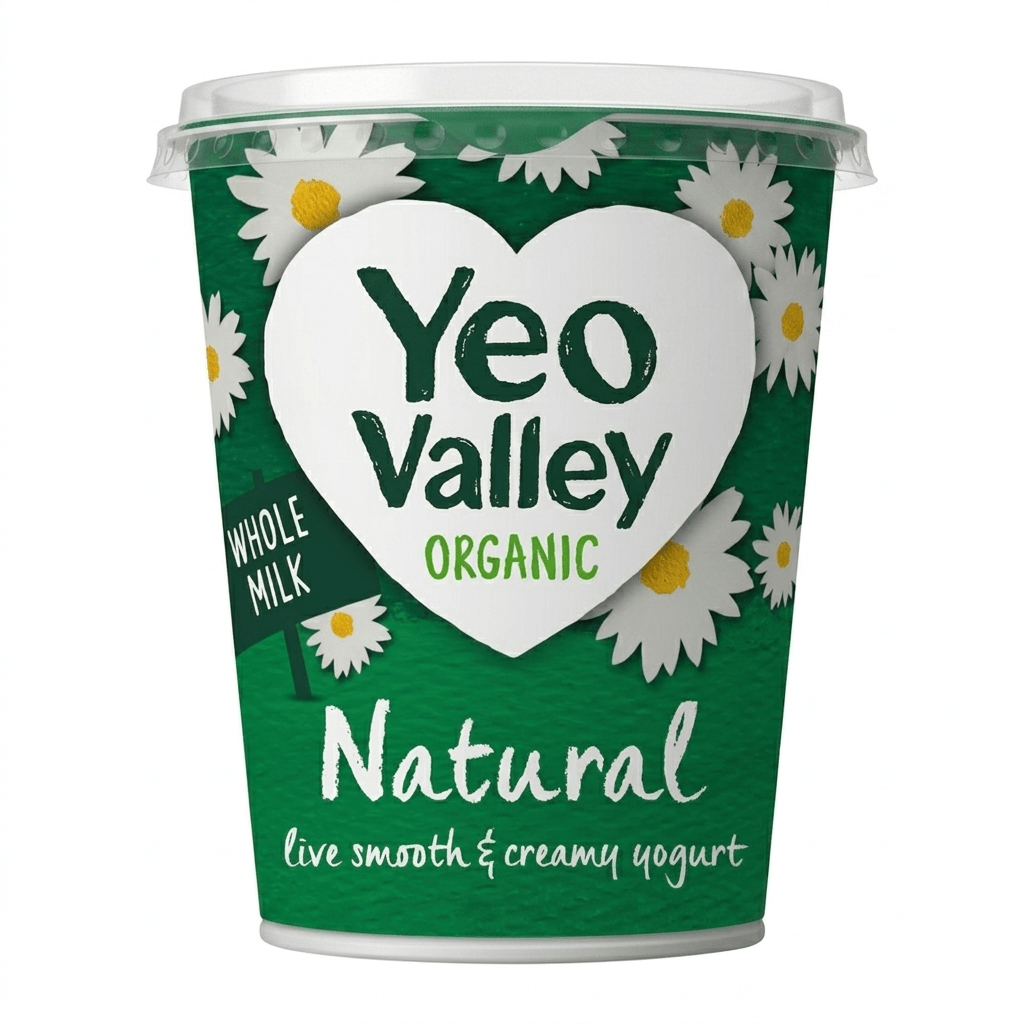 Yeo Valley Organic Natural Yogurt 450g - Mole Valley Mornings