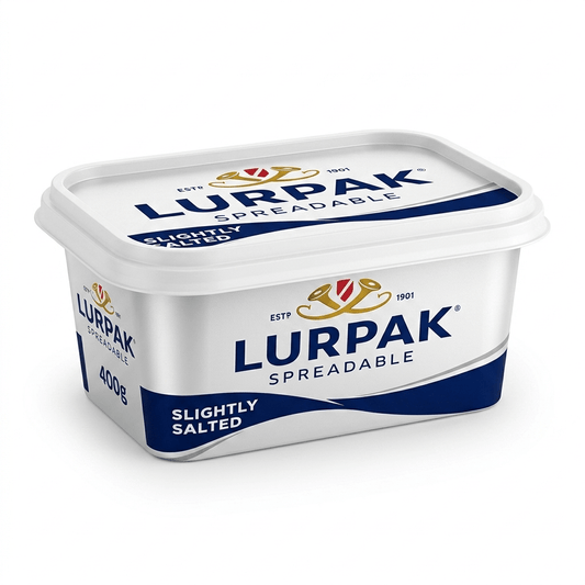 Lurpak Slightly Salted Spreadable Blend of Butter and Rapeseed Oil 400g - Mole Valley Mornings