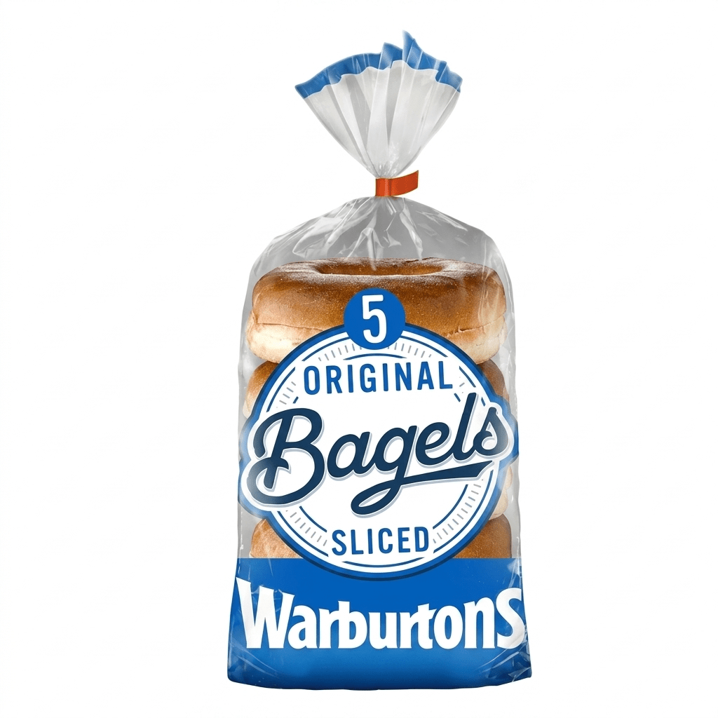 Warburtons Soft & Sliced Original Bagels 5 Pack - Mole Valley Mornings